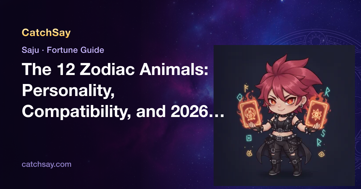 The 12 Zodiac Animals: Personality, Compatibility, and 2026 Forecast