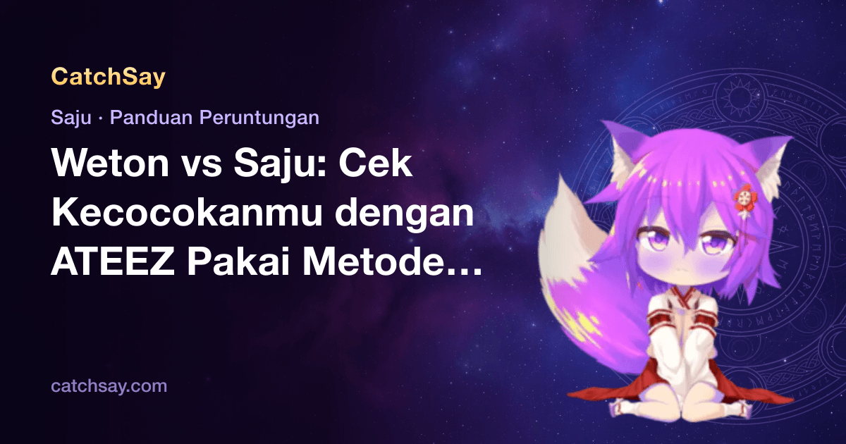 Weton vs Saju: Cek Kecocokanmu dengan ATEEZ Pakai Metode Ramalan Korea