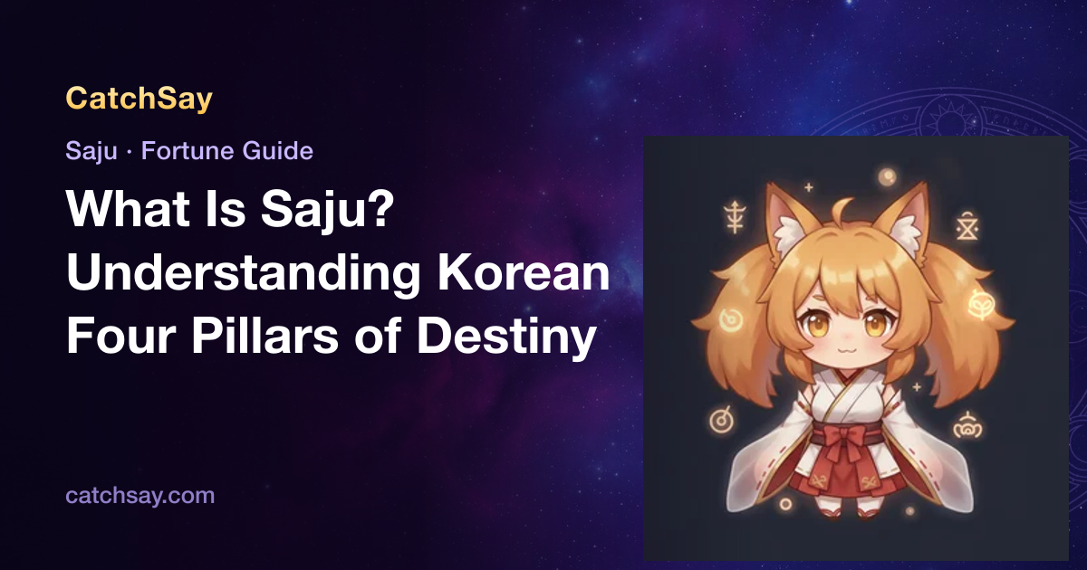 What Is Saju? Understanding Korean Four Pillars of Destiny